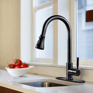 lot 14 image: SOKA Single Handle Pull-Down Kitchen Faucet