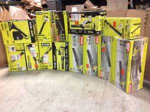 Lot of Assorted Ryobi Blowers Customer Returns See Pictures