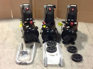 Lot of 3  Husky 8 Gal Air Compressors Customer Returns See Pictures