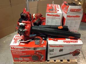 13 Boxes Homelite Blowers Customer Returns See Pictures