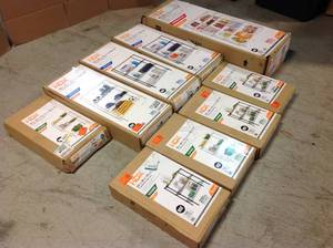 Lot of Assorted Utility and home Shelving Storage Units Customer Returns See Pictures
