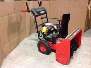 26 in. 2-Stage Gas Snow Blower with LED Light Electric Start by PowerSmart Customer Returns See Pictures