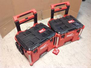 Lot of 2 Milwaukee Packout Tool Boxes Customer Returns See Pictures