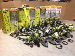 Lot of Assorted of Ryobi Trimmers Customer Returns See Pictures