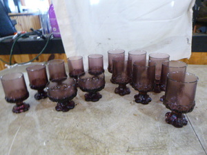 Purple Stemware
