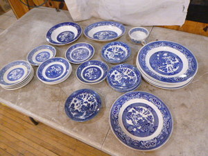 Blue and White Dinnerware