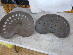 2 vintage Tractor Seats