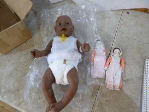 African American Newborn Boy Doll