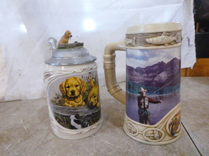 2 Collectible Beer Steins