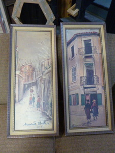 2 Framed Prints by Maurice Utrilla