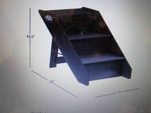 PetMaker Carpeted Folding Pet Stair...