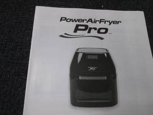 Power AirFryer Pro 6-Qt. Oven - Bla...
