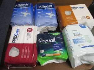 6 pks Assorted Adult Protection...