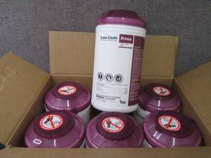 Case of 6 -70ct Canisters Sani-Clot...