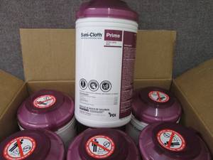 Case of 6 -70ct Canisters Sani-Clot...