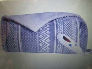 Biddeford Velour & Sherpa Heated Th...