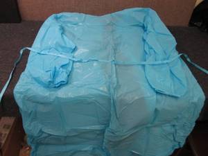 Case of 80(8-10pks)Blue PEVA Dispos...
