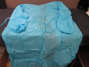 Case of 80(8-10pks)Blue PEVA Dispos...