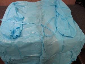 Case of 80(8-10pks)Blue PEVA Dispos...
