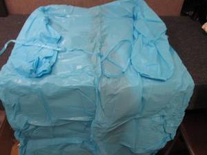 Case of 80(8-10pks)Blue PEVA Dispos...
