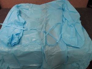 Case of 80(8-10pks)Blue PEVA Dispos...