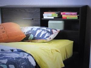 south shore twin bookcase headboard...