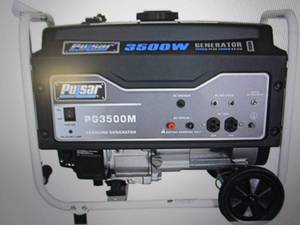 pulsar 3500 watt peak 3000 running...