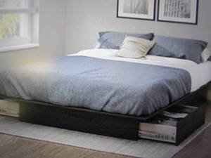 south shore step one platform bed f...