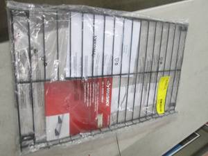 husky 28 inch black wire shelf ...