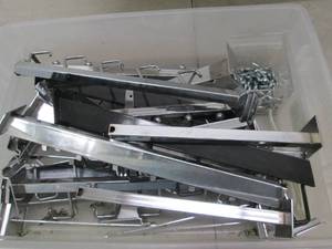 hanging metal hooks ...