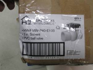 pcv ball valve 3 inch ...
