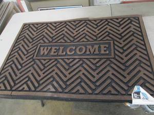 2 24 inch x 36 inch rubber welcome ...