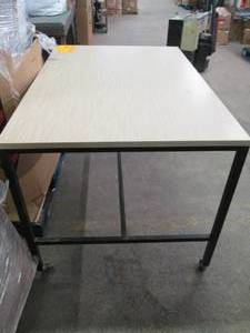 54 w x 36 deep x 34 tall table on w...