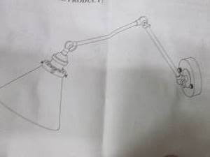 wall extending light fixture ...