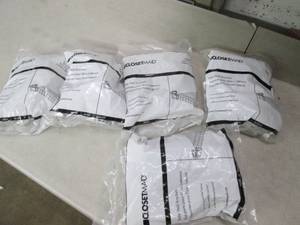 5 packages of closetmaid side brack...