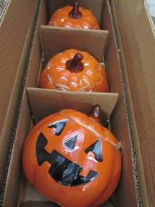 case of 3 pumpkin treat jars ...