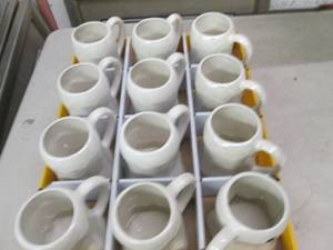 12 ghost mugs ...