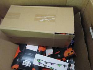 box of halloween misc ...