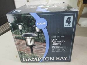 hampton bay 4 pack of solar LED pat...