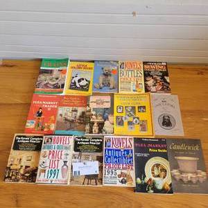 16 Books for Antique, Sewing Collectibles, Norman Rockwell, Little Golden Books, Candlewick, Trains, & Toys Collectors- Kovels