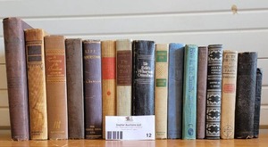 16 Rare Vintage Books-Kingsblood Royal,Seven French Novels,The Little Man with One Shoe,Vergils Aeneid Books I-VI,Thackerays Works Vol I ,A Treasury of the Familiar,The Oregon Trail ,Life Understood, & More