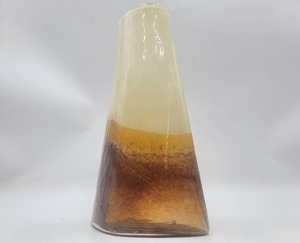 Gorgeous Hand-Blown Glass Vase-14 x 8 x 5.5