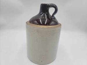Antique 11 x 6.75 American Stoneware Jug