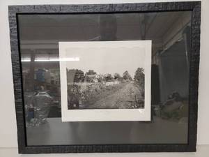 Extremely Rare Framed Photogravure of General Meades Headquarters Tarrytown Road, Gettysburg- Matted and Backed with Acid-Free Board