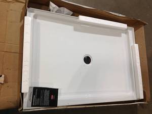 Delta Classic 400 34 in. x 48 in. x 77 in. Shower Kit in White (review all pictures) good condition