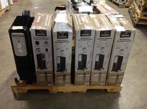Lot of assorted heaters brand incudes pelonis see all pictures