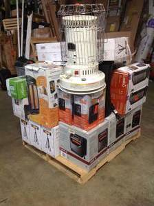 Lot of assorted infrared heaters, houseware heaters review all pictures