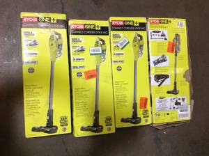 Lot of 4 RYOBI ONE 18V Brushless Cordless Compact Stick Vacuum Cleaner (Tool Only) review all pictures