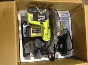 RYOBI 10 in. Compound Miter Saw with LED slightly used review all pictures