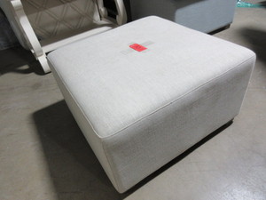lot 707 image: UPHOLSTERED OTTOMAN BY VILLA FROM HOM FURNITURE